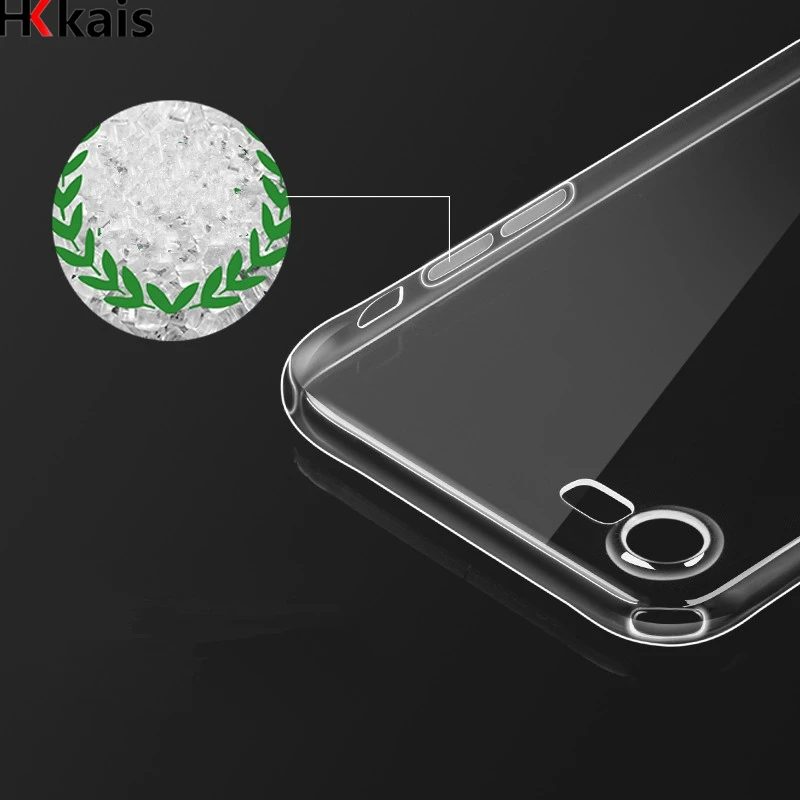 (дары) Для Apple iPhone 6 7 Дело Тонкий Crystal Clear ТПУ Силиконовый Защитный coque для 4 5S 5 SE s