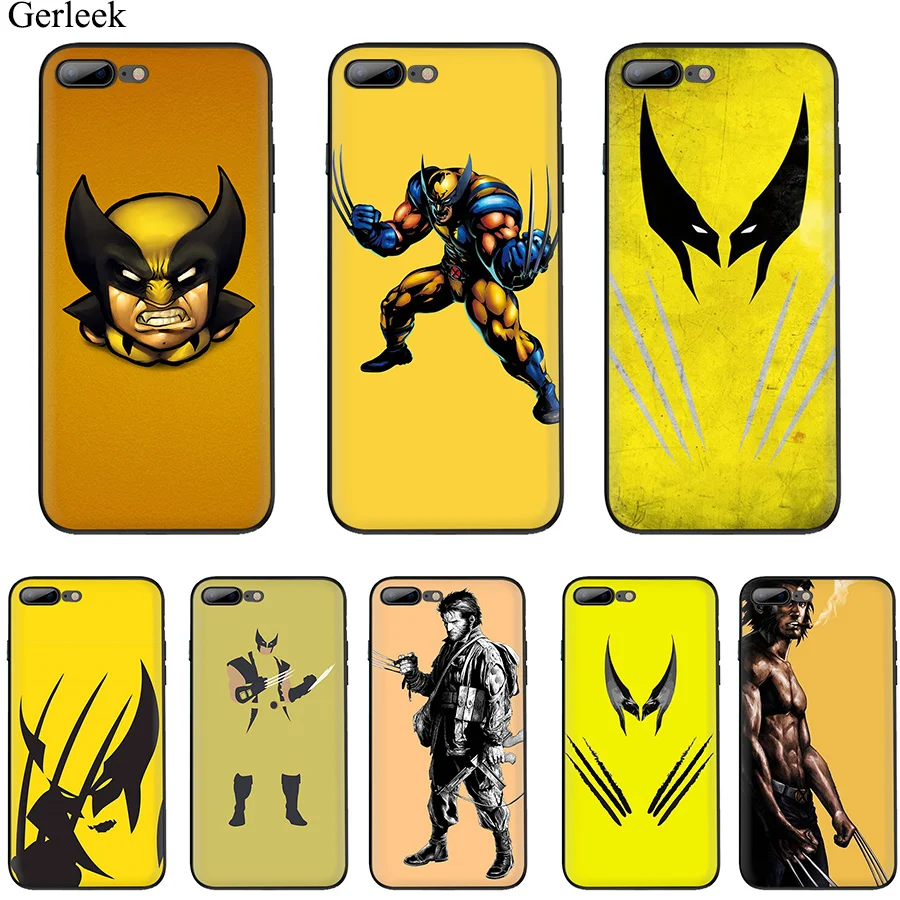 Чехол для мобильного телефона Wolverine iPhone 11 Pro X XR XS Max 6 6s 7 8 Plus 5 5S SE Защитная крышка из