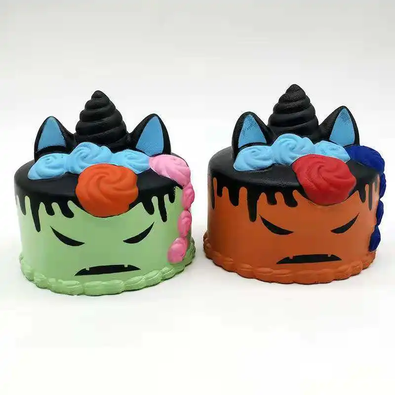 Детский мягкий экструзионный медленный отскок Kawaii торт Единорог снимает
