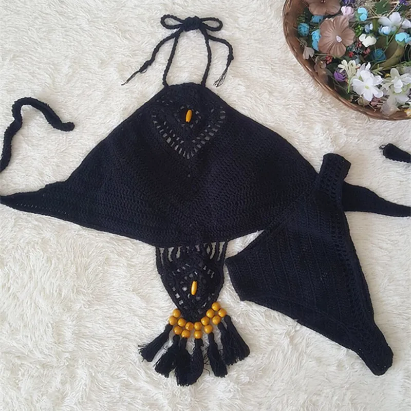 Новинка 2017 купальный костюм пляжный с кисточками и Раздельный купальник