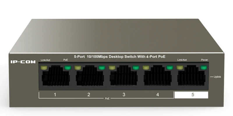 Коммутатор PoE 5 портов настольный коммутатор для высокоскоростной сети ethernet с 4 портами PoE lan ethernet концентратор rj45 5 портов 10/100 Мбит сетевой коммутатор ethernet
