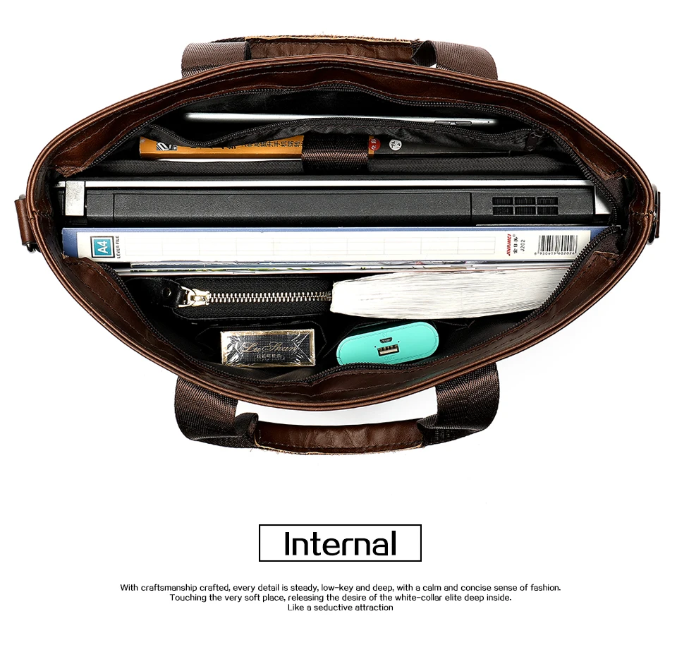 WESTAL мужской портфель кожаная сумка для ноутбука Мужская офисная из натуральной