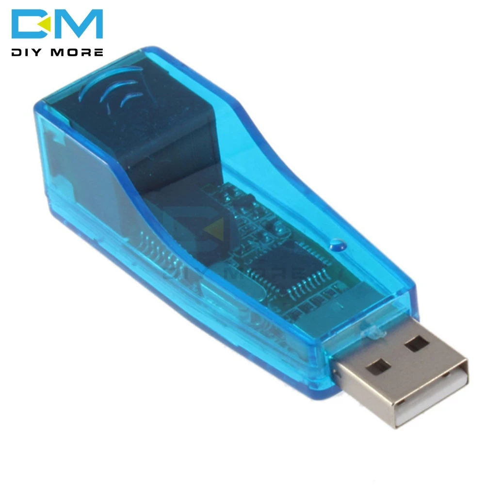 USB 2,0 к локальной сети RJ45 коммутатора Ethernet 10/100 Мбит/с сетевая карта адаптер для Win7 для Win8 для планшетный ПК с системой андроида ПК синий