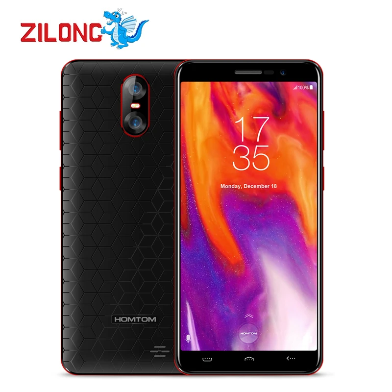 HOMTOM S12 5.0 Inch 18:9 Display Android6.0 3G Smartphone 2750mAh 1GB RAM 8GB MT6580 Quad Core 8MP Three Cams OTA GPS Cellphone | Мобильные