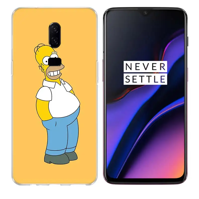 Барт Симпсон фантазия силиконовый чехол для телефона Oneplus 3 3T 5 5T 6T 7 Plus подарок