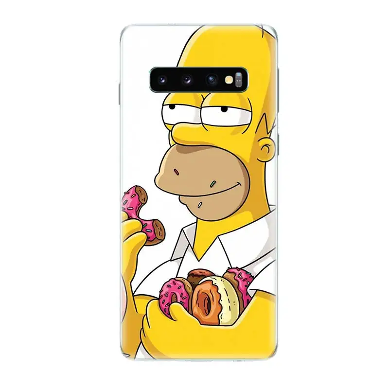 Мультифильм Симпсоны Желтый Уникальный TPU силиконовый чехол для samsung Galaxy A30 A20 A10 A50