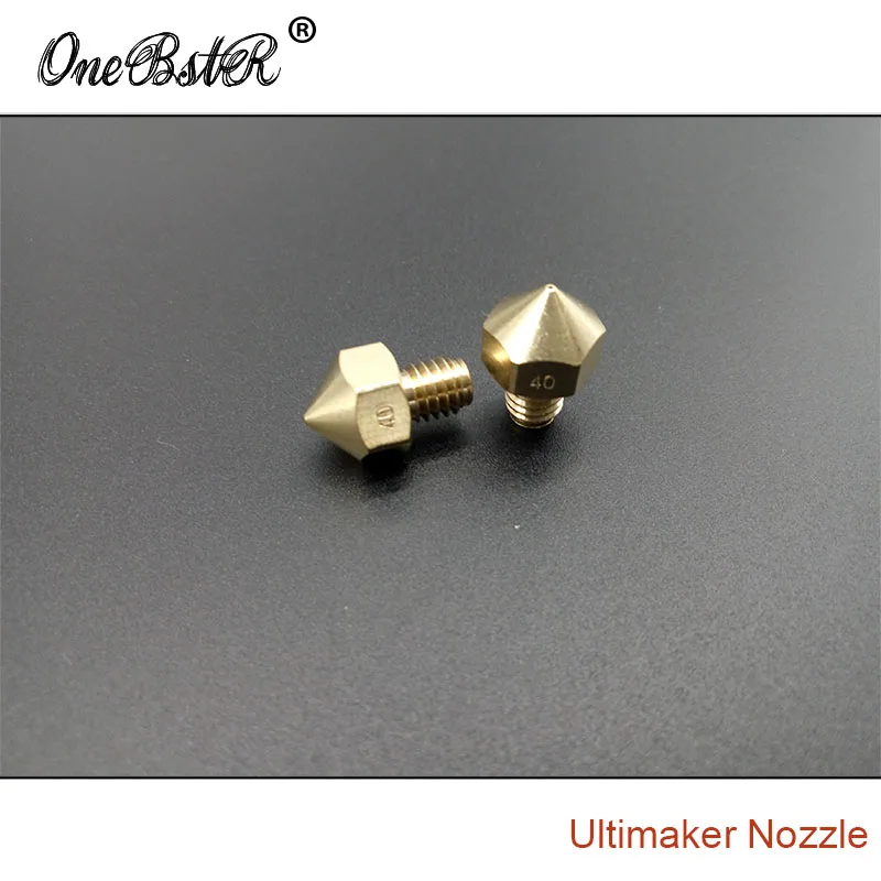 2 шт./лот Ultimaker экструдер сопло 1 75/0 4 мм печатающая головка надпись поверхности 3D