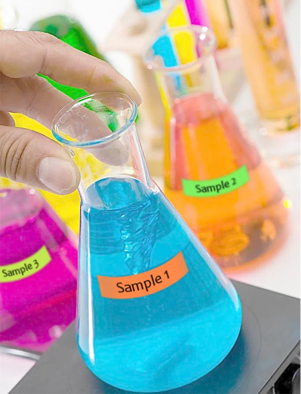 Labelife флуоресцентная оранжевая совместимая с принтером для этикеток brother p-touch