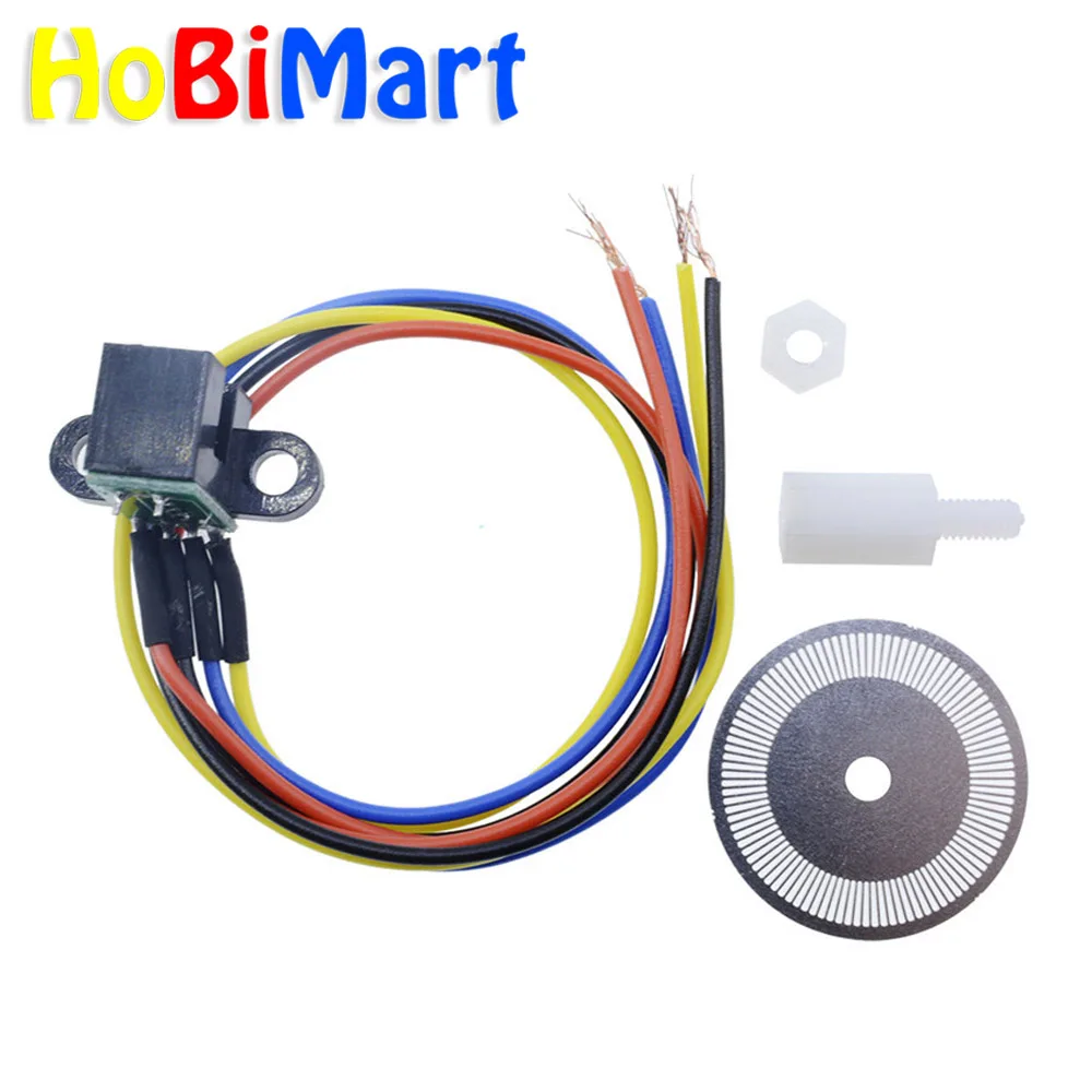 HoBiMart 1 шт. умный автомобиль фотоэлектрический кодовый датчик скорости колеса