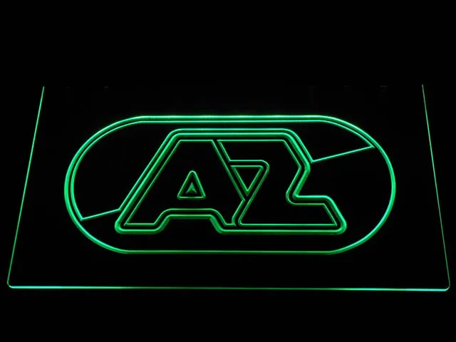 B1010 20 + цвета 5 размеров AZ Alkmaar Zaanstreek Эредивизи футбол светодиодный неоновый
