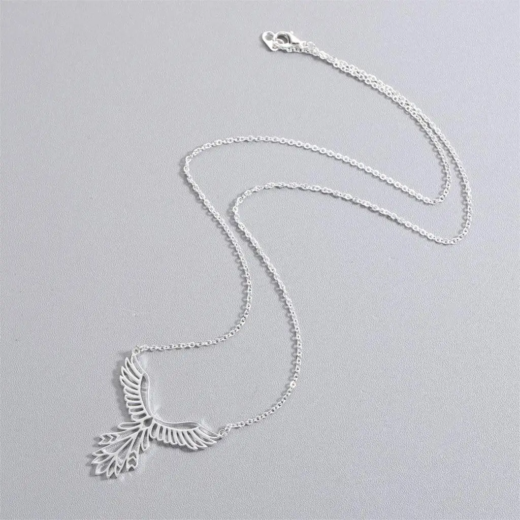 Женское и мужское ожерелье-птица Феникс Cxwind цепочка геометрической формы с