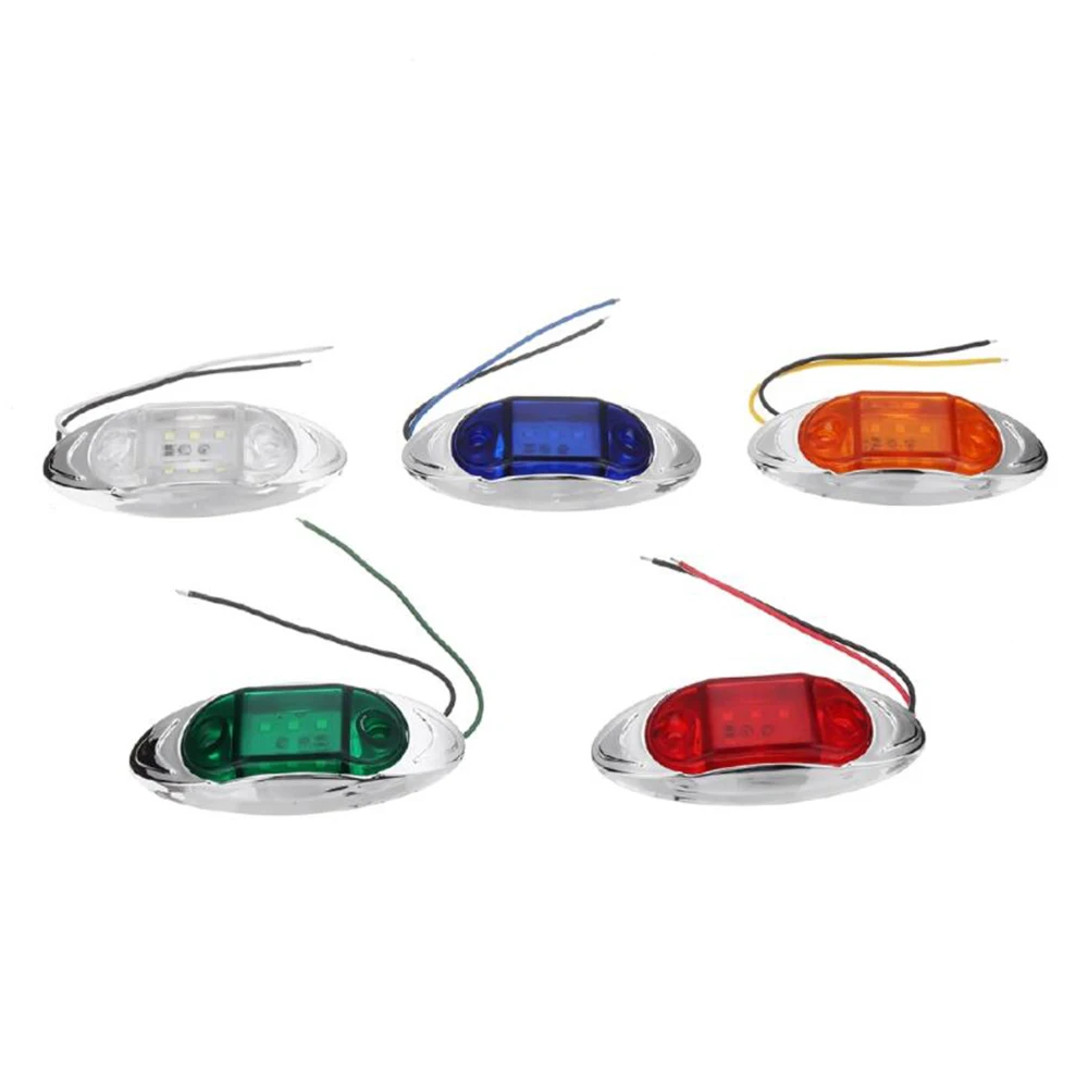 5 шт. 6LED автомобильный прицеп грузовик боковой габаритный фонарь индикатор