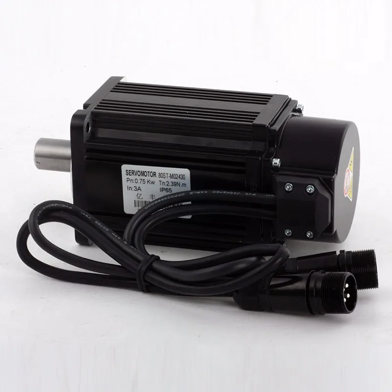 

730W 90ST-M03520 Servo Motor and Driver Set 3.5N.M 0.73KW 2000RPM 90ST AC Servo Motor + Matched Servo Driver