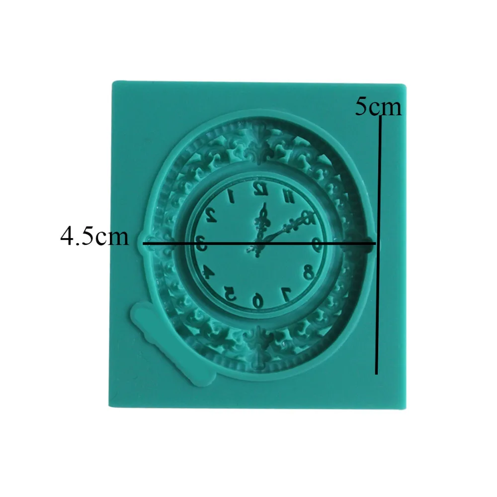 Yueyue Sugarcraft Clock silicone mold cake decorating tools fondant chocoe molds | Дом и сад