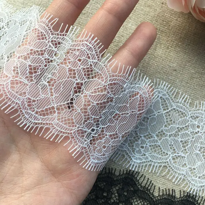 6 см ширина тонкие ресницы кружева маленькие DIY свадебное платье пояс повязка на