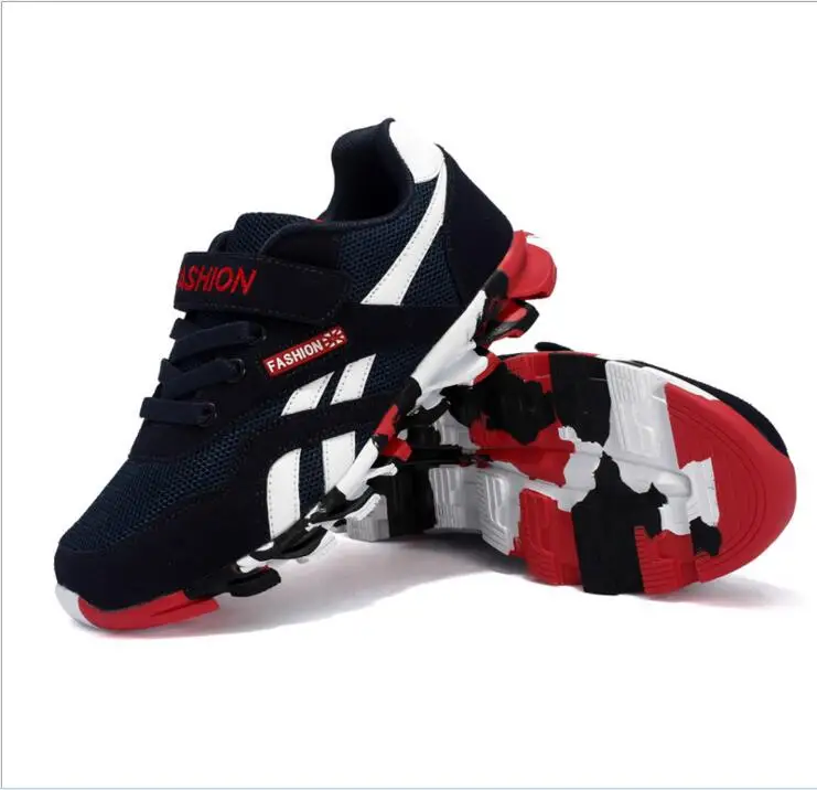 Высокое Качество Дети Повседневная Shoes Дышащий Заклинание Цвет Сетки Sport Fashion Kids