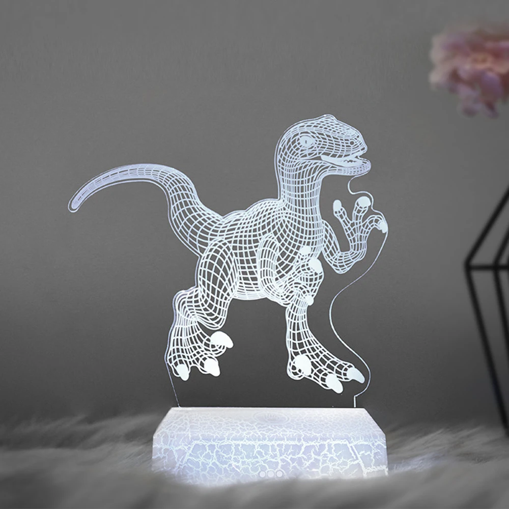 Новейший дистанционный Pegasus 3D светодиодный светильник Настольная лампа Иллюзия ночник 7 цветов Изменение настроения лампа 3AA USB с питанием от аккумулятора