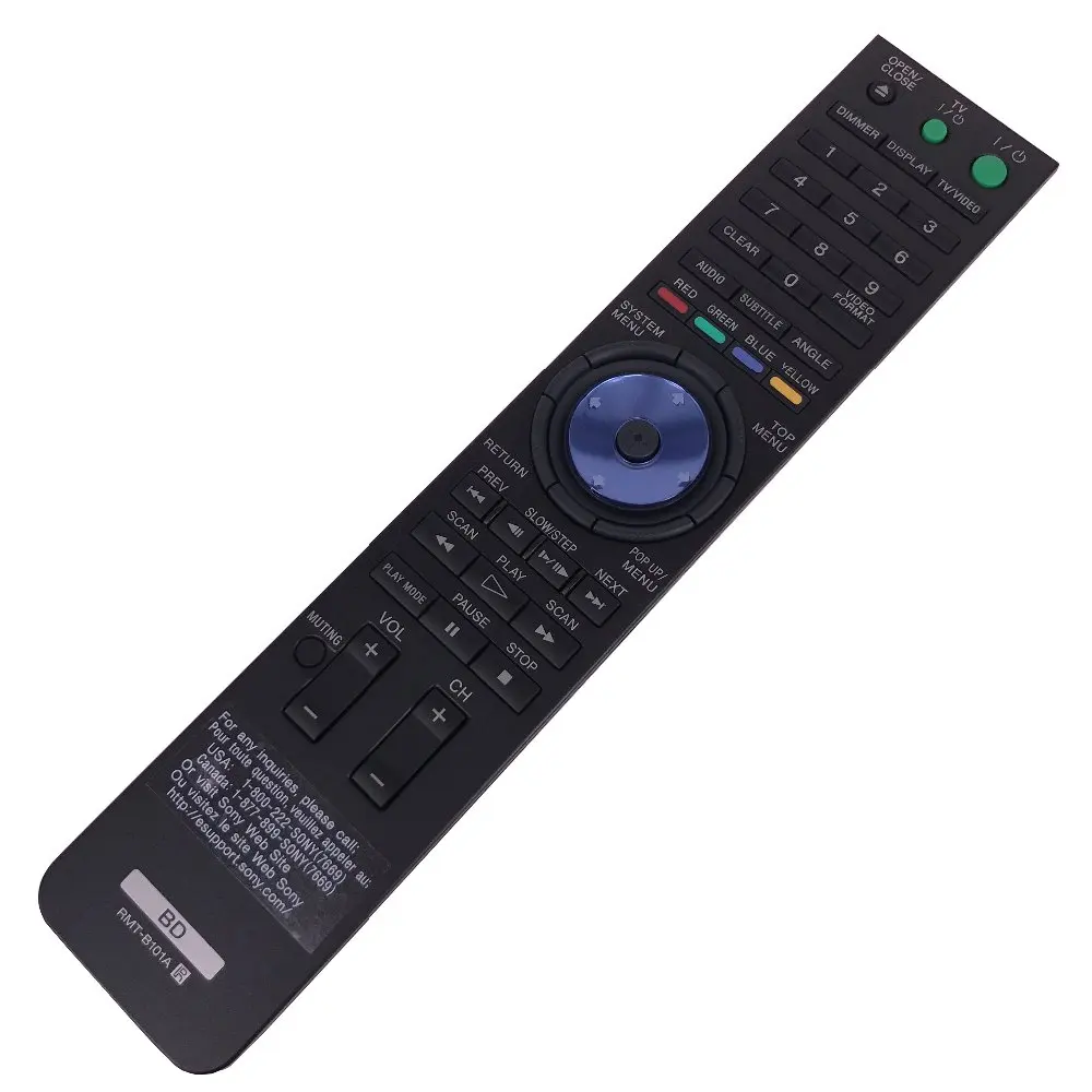 NEW Remote control For SONY BD RMT-B101A BDP-S300 BDP-S301 BDP-S2000ES BLU-RAY Fit for DVD PLAYER