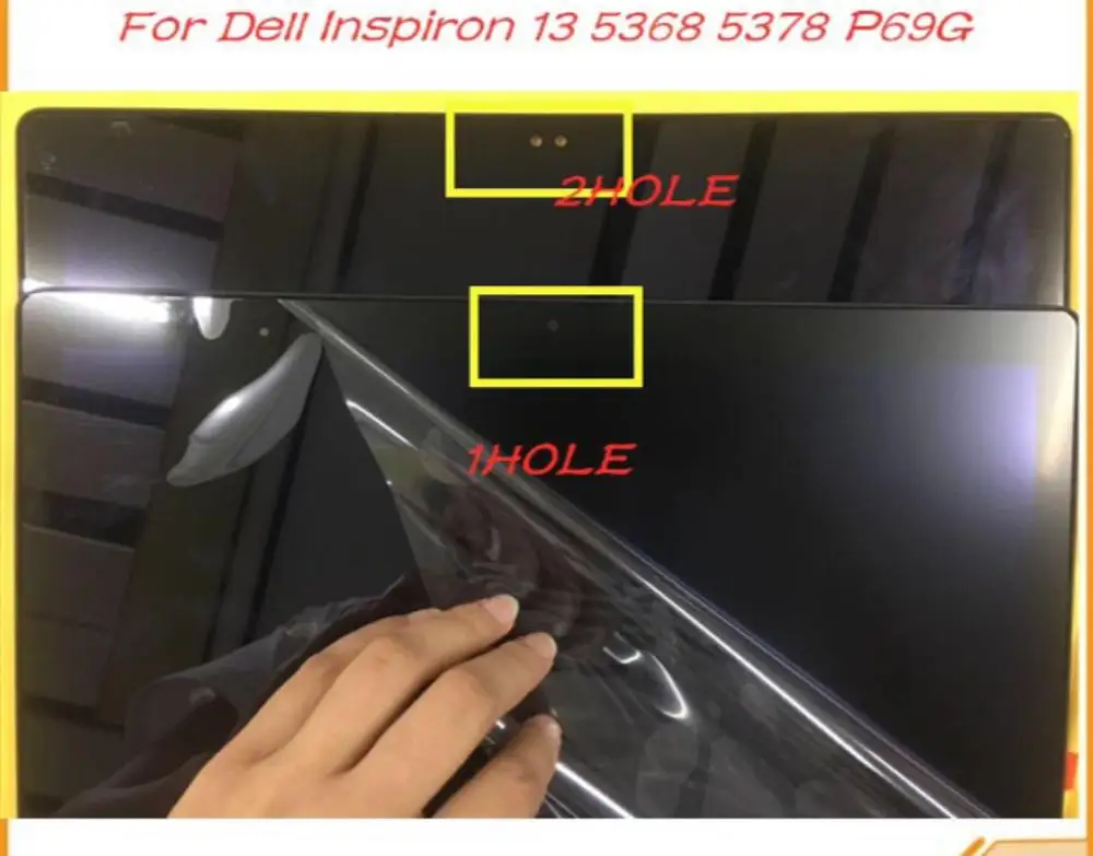 Оригинальный 13 3 дюймовый для Dell Inspiron 5000 Series Cube 5368 5378 p69g сборка B133HAB01.0 с сенсорным