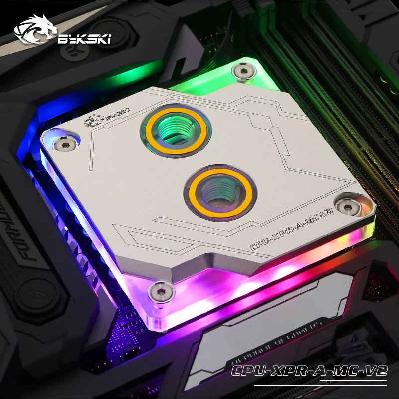 Водоблок Bykski для INTEL LGA 1366 1156 1155 1151 1150 2011 2066 i7. 5 в RBW свет. Бесплатная синхронизация