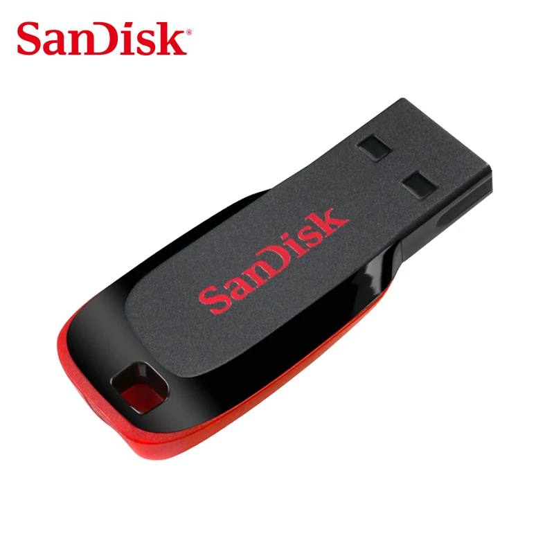 

SanDisk CRUZER BLADE USB FLASH DRIVE CZ50 USB 2.0 128G 64G 32G 16G 8G 4G mini Pen Drive PenDrive Support Official Verification