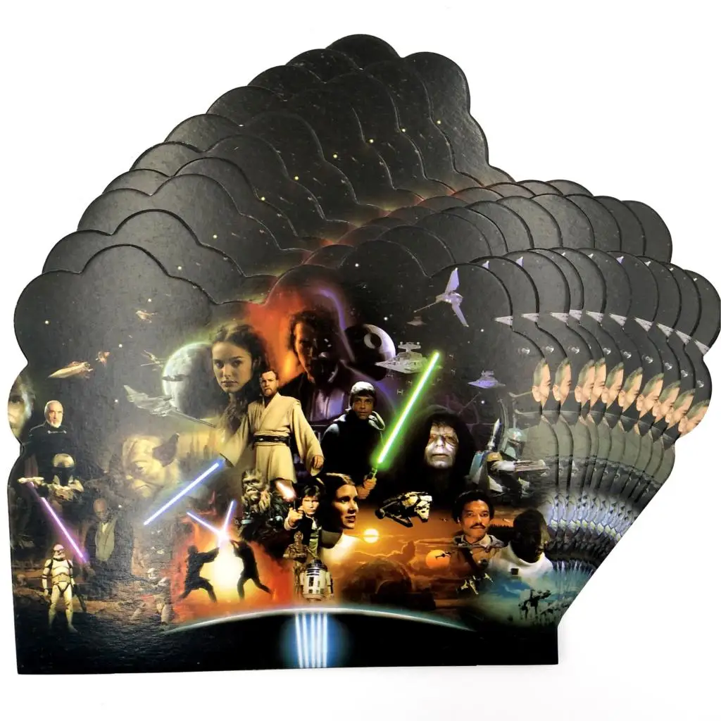 Вечерние бумажные Пригласительные открытки с героями мультфильма Звездные