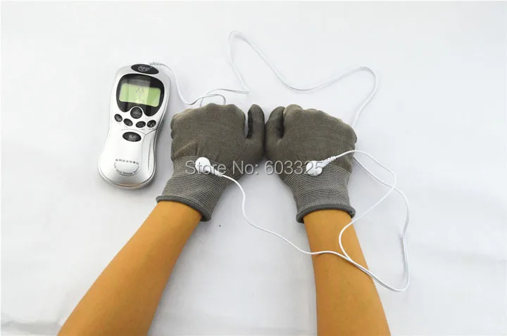 Hand Pain Relief Massager Therapy Massage Electric Digital With Fiber Electrode Gloves | Красота и здоровье
