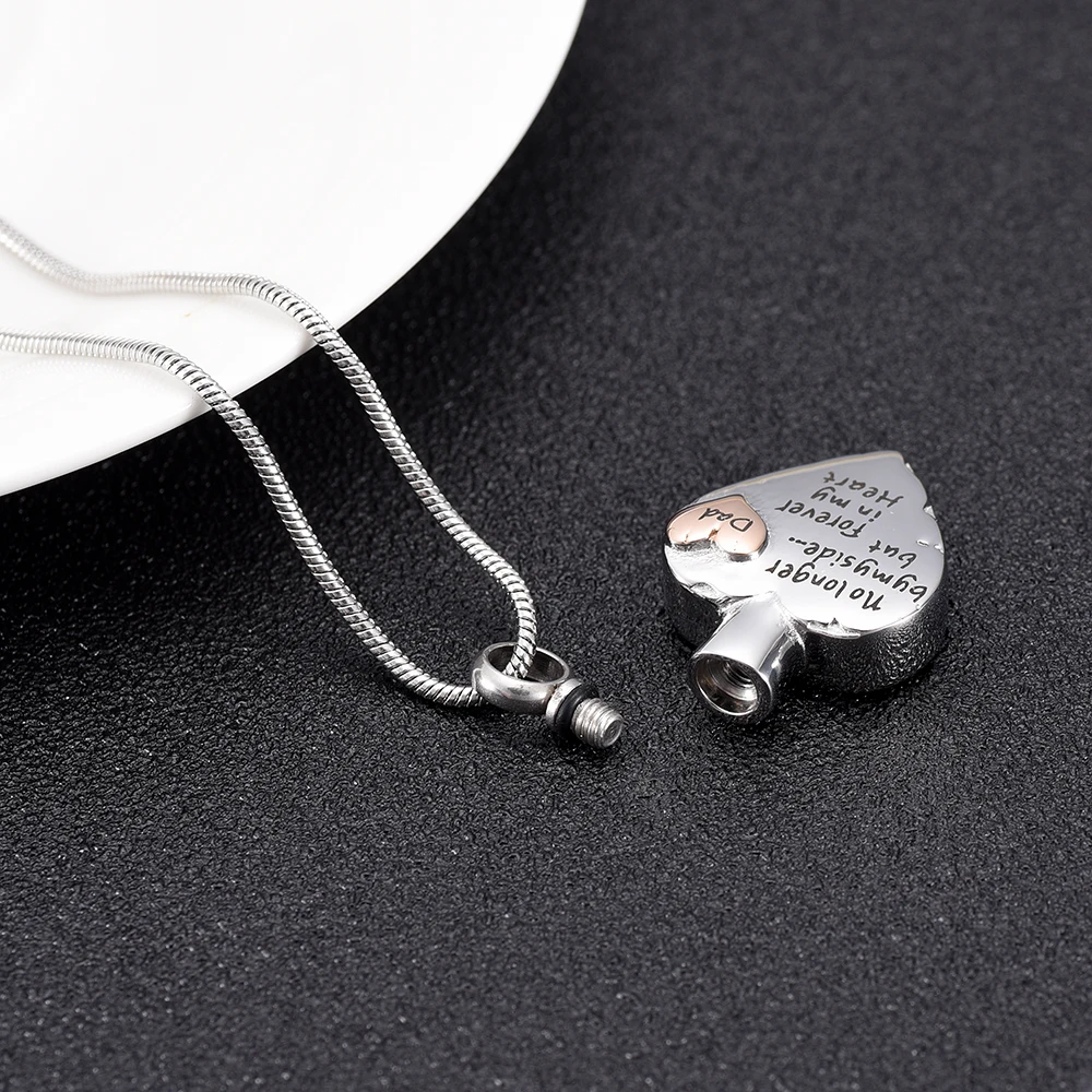 IJD9980 памятное ожерелье с надписью Вечная любовь папа украшения для золы член