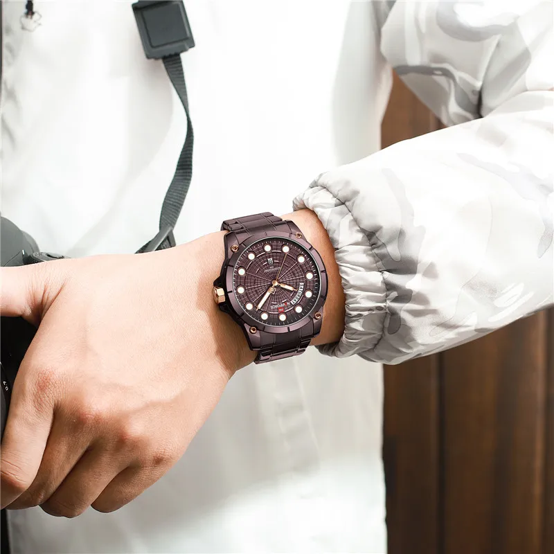 Relogio Masculino NAVIFORCE мужские часы спортивные водонепроницаемые наручные военные