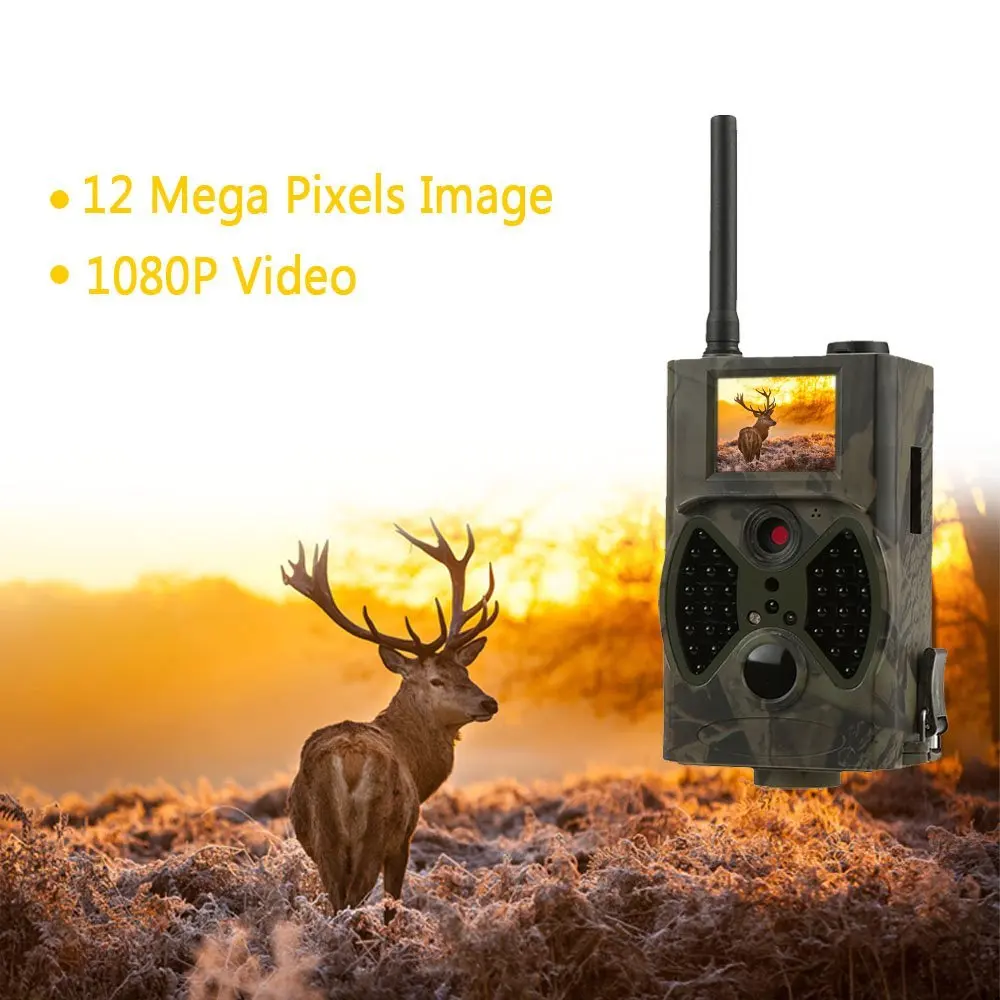 Камера видеонаблюдения 1080P HD 12MP черная инфракрасная камера ночного видения