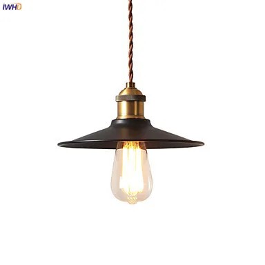 

IWHD Loft Style Industrial Pendant Lights Fixtures Dinning Living Room LED Edison Vintage Light Hanging Lamp Lamparas Colgantes