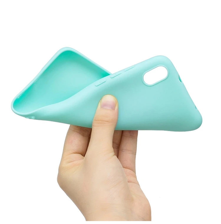 Резиновый ТПУ силиконовый чехол для Xiaomi Redmi 7A карамельный цвет Мягкий ТПУ задняя крышка для Coque Xiomi Xiaomi Redmi 7A 7 A Redmi7A чехол