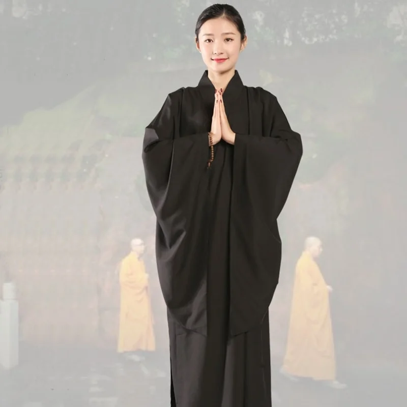 Женская униформа одеяния буддийских монахов shaolin буддистская одежда модель TA548 |