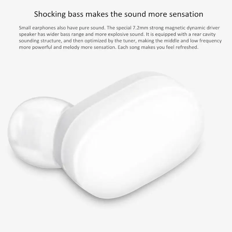 Xiaomi Mi AirDots TWS Bluetooth 5,0 наушники Молодежная версия сенсорное управление Беспроводные наушники с зарядным устройством гарнитура