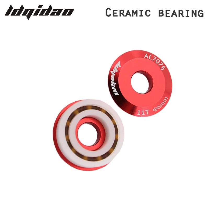Керамический подшипник для велосипедного велосипеда роликовый шкив 13T 7005