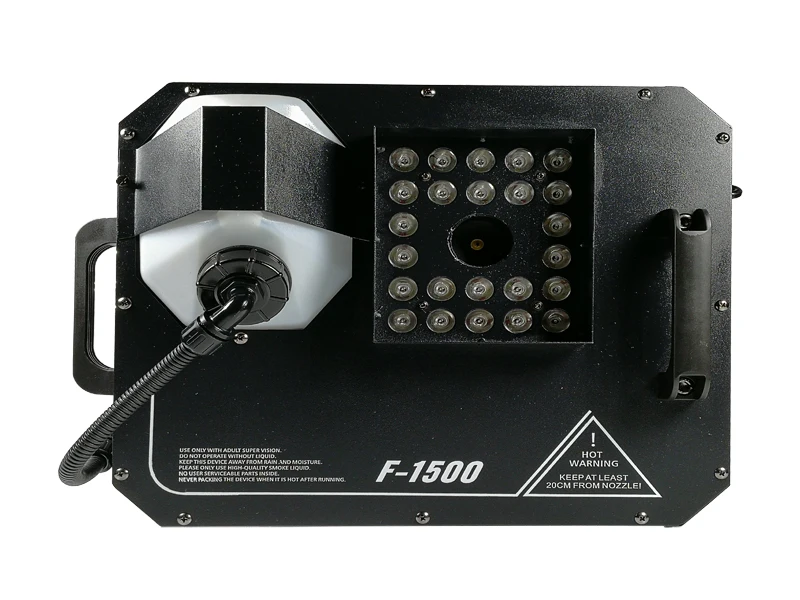 24x3 светодиодный RGB 3IN1 туман машина/1500 W дистанционного Управление DMX512 дым машина
