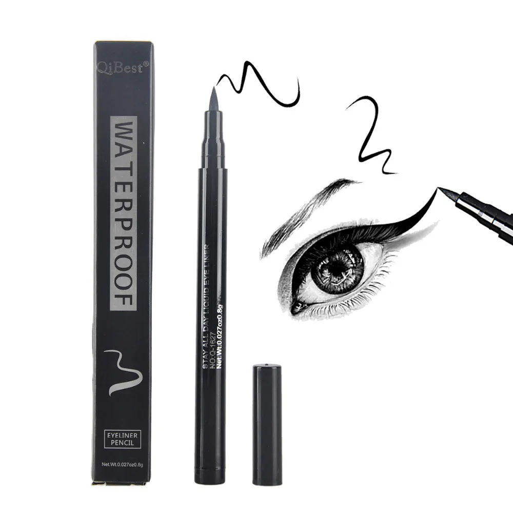 

Makeup set Qibest Eyes Makeup Set Mascara + Eyeliner + Eyeshadow + Eyelash Makeup Brush Magical Halo Mascara