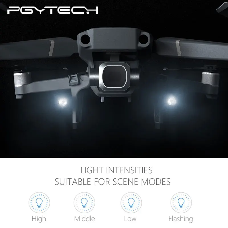 PGYTECH ночной полет светодиодсветодиодный и посадочные шасси удлинитель высоты