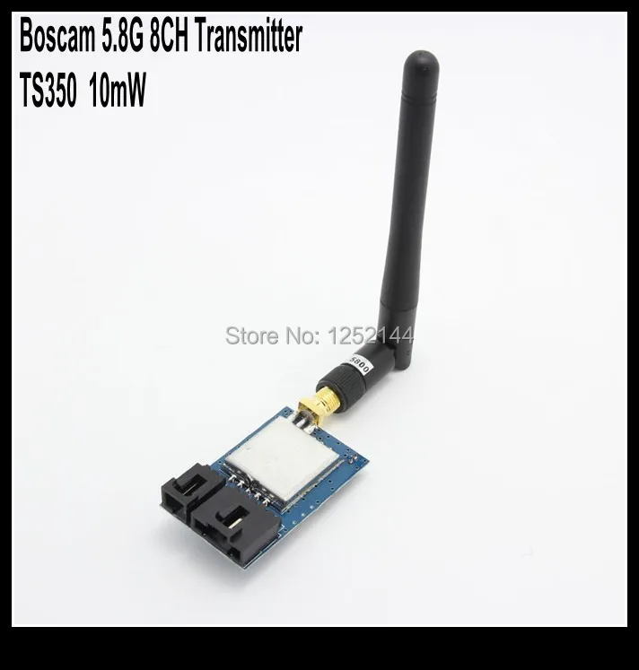 100% Оригинальный Boscam 5 8G 10mW 8 каналов FPV беспроводной аудио видео передатчик TS350 для