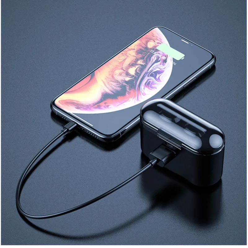 Беспроводная Bluetooth гарнитура T2 HD стерео спортивные наушники с шумоподавлением