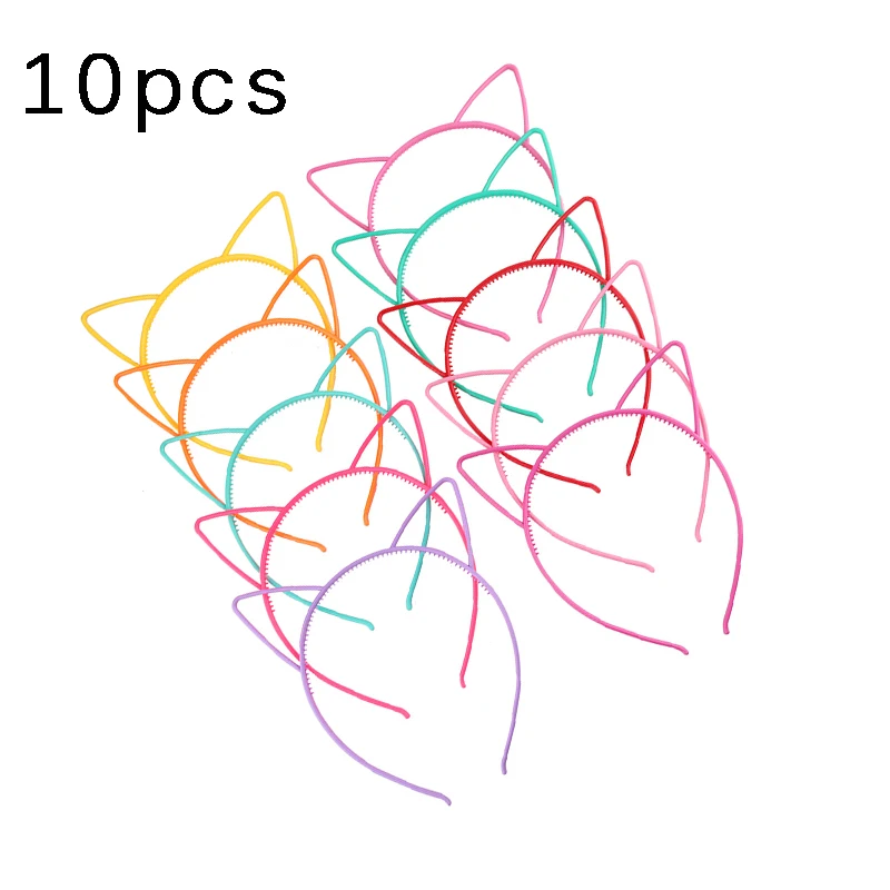 Симпатичные 10 шт./компл. продажа девушки милые кошачьи ушки шпилька Головные