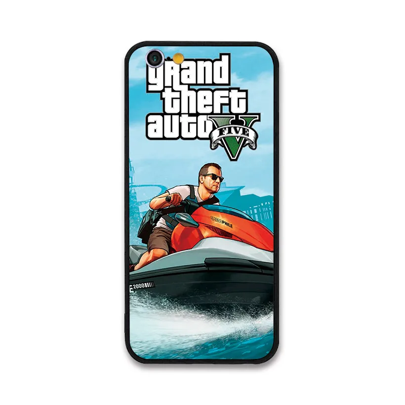 Gta San Andreas Бесплатная игра vice city чехол для iPhone 5 6 6S 7 8plus 7plus 6plus X XR XS Max бампер|Бамперы|