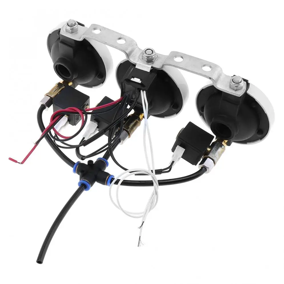 12V / 24V 178dB супер громкий трехканальный воздушный рожок для автомобиля грузовика