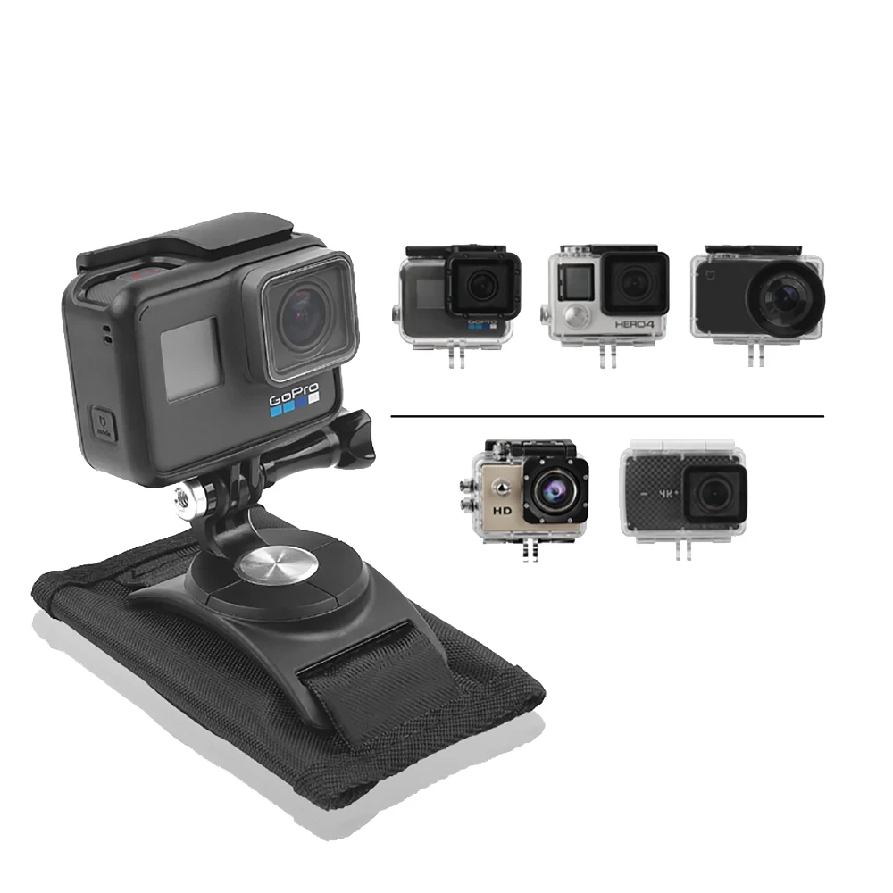 RP Спортивная камера рюкзак клип крепление 360 градусов поворотный для Xiaomi Yi Для Gopro