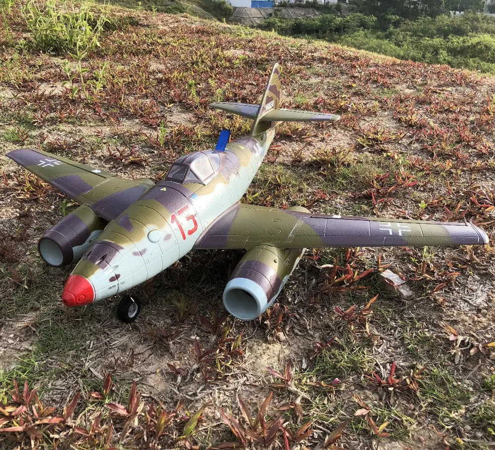 Двойной 50 мм EDF RC Jet ME262 ME-262 самолет игрушка EPO готов к полету RTF, но без батареи