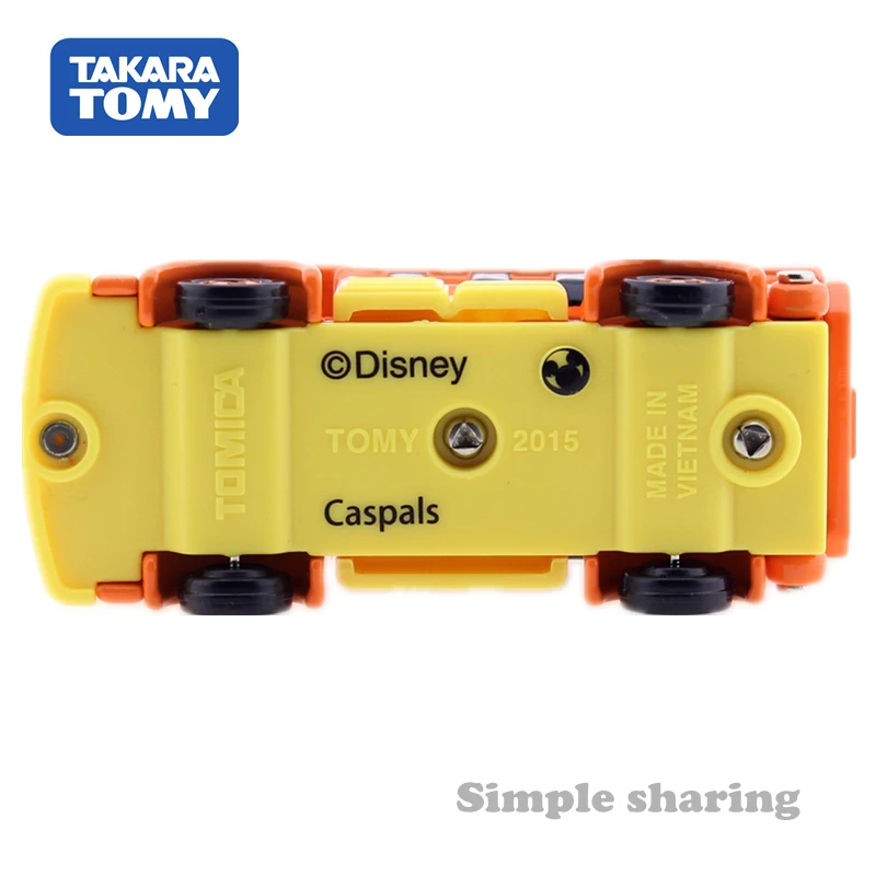 Takara Tomy Tomica DISNEY MOTORS DM09 Аниме фигурки каскадные тигровые автомобили литые