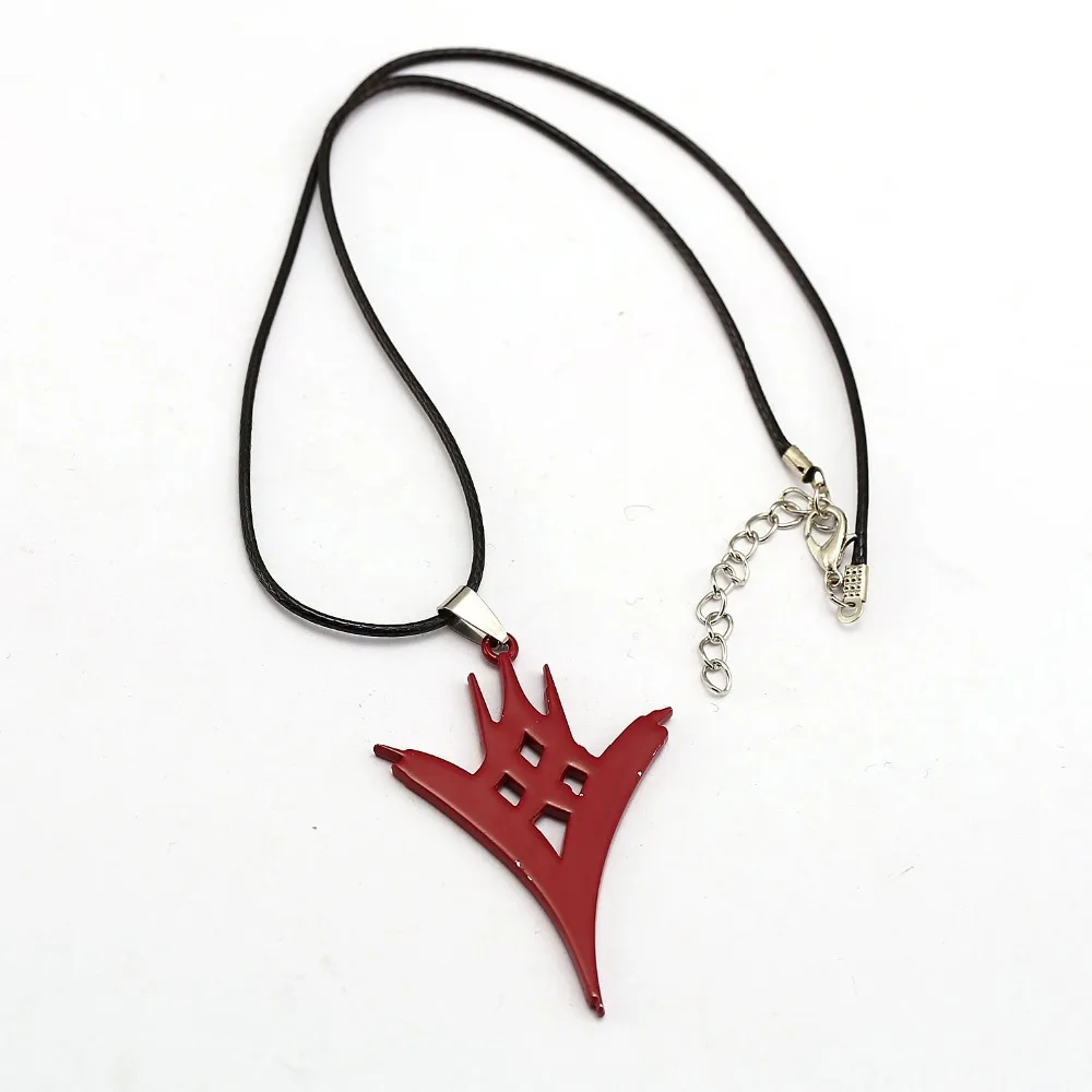 Горячая PS4 игра Взятый Король логотип кулон Красная кожаная Веревка ожерелье для