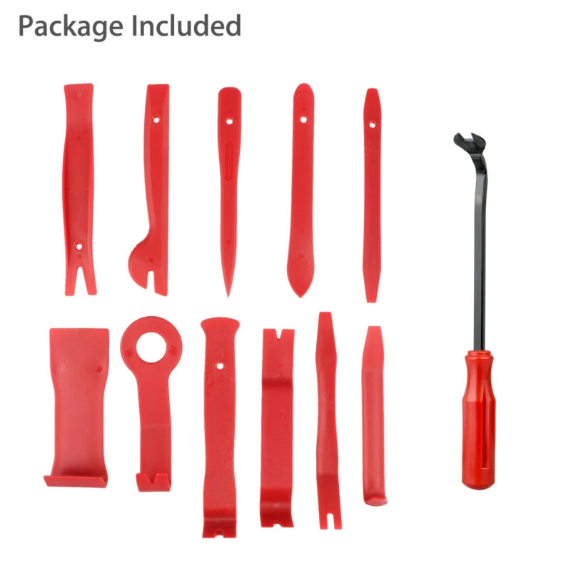

12pcs/Set Panel Removal Tools Kit Universal Panel Removal Open Pry Tools Kit Car Dash Door Radio Trim High Quality Accessories