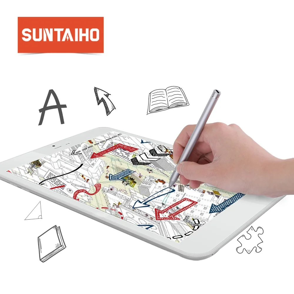 Suntaiho для Apple Pencil Active Stylus емкостный сенсорный экран планшета Samsung iPad iPhone 2018 Pro 10 5 12