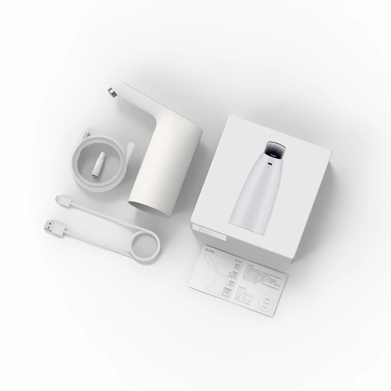 white XIAOMI Mijia 3LIFE автоматический мини Ключ Переключатель Водяной насос беспроводной Перезаряжаемый Электрический диспенсер USB водяной насос умный дом - Цвет: white